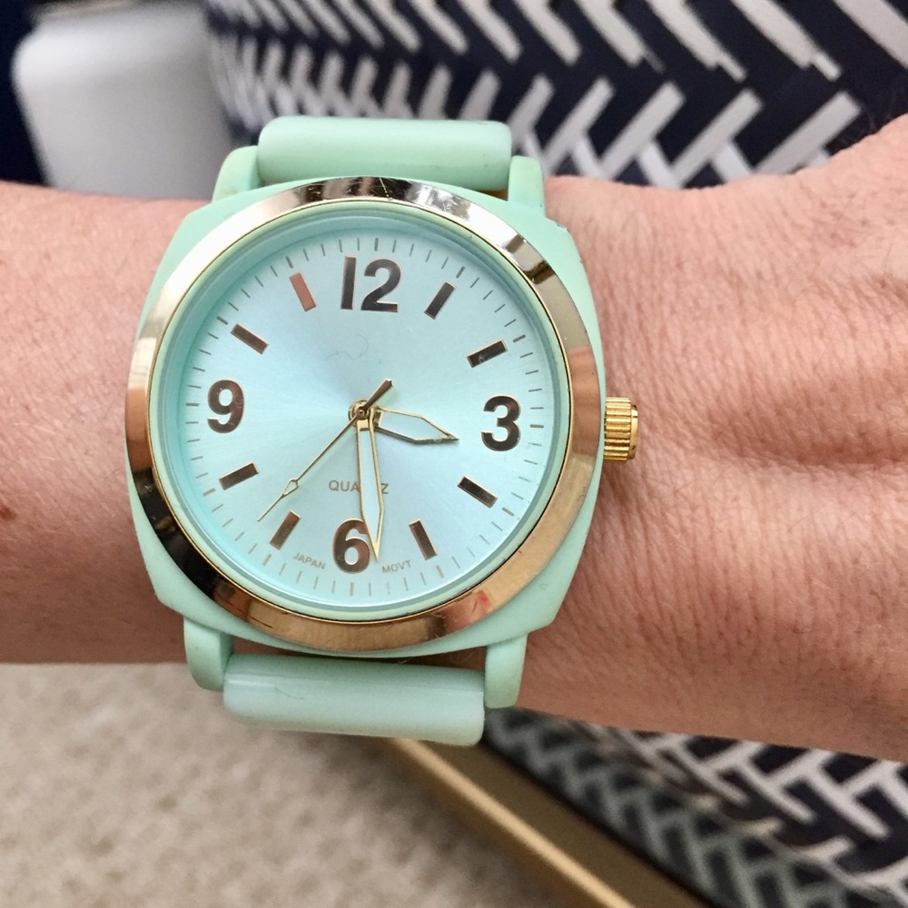 Mint Green Watch
